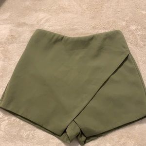 Army green skort